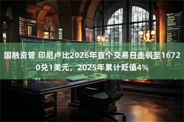 国融资管 印尼卢比2026年首个交易日走弱至16720兑1美元，2025年累计贬值4%